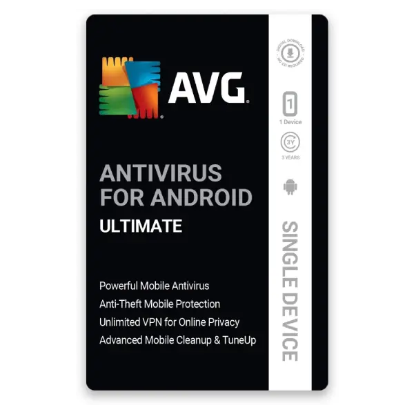 AVG Ultimate for Android - 3-Year / 1-Device
